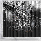 Step Into Horror Domain Magpies Football Shower Curtain Halloween Horror Movie Characters - Aussie Hoodie