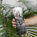 Step Into Horror Domain Magpies Football Skinny Tumbler Halloween Horror Movie Characters - Aussie Hoodie