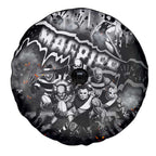 Step Into Horror Domain Magpies Football Spare Tire Cover Halloween Horror Movie Characters - Aussie Hoodie