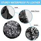 Step Into Horror Domain Magpies Football Spare Tire Cover Halloween Horror Movie Characters - Aussie Hoodie