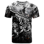 Step Into Horror Domain Magpies Football T Shirt Halloween Horror Movie Characters - Aussie Hoodie