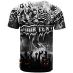 Step Into Horror Domain Magpies Football T Shirt Halloween Horror Movie Characters - Aussie Hoodie
