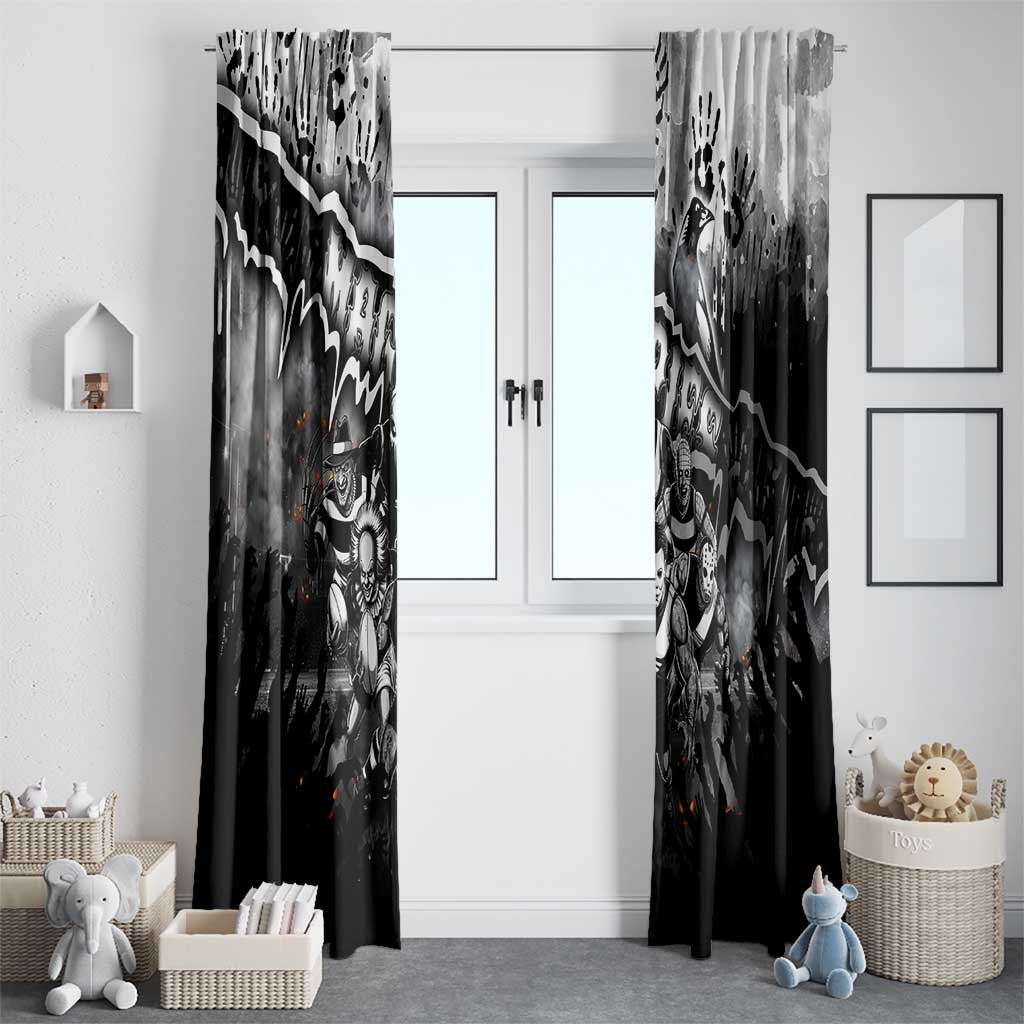 Step Into Horror Domain Magpies Football Window Curtain Halloween Horror Movie Characters - Aussie Hoodie
