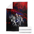 Step Into Horror Domain Demons Football Blanket Halloween Horror Movie Characters - Aussie Hoodie