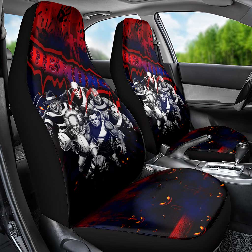 Step Into Horror Domain Demons Football Car Seat Cover Halloween Horror Movie Characters - Aussie Hoodie