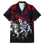 Step Into Horror Domain Demons Football Family Matching Mermaid Dress and Hawaiian Shirt Halloween Horror Movie Characters - Aussie Hoodie