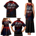 Step Into Horror Domain Demons Football Family Matching Tank Maxi Dress and Hawaiian Shirt Halloween Horror Movie Characters - Aussie Hoodie
