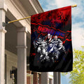 Step Into Horror Domain Demons Football Garden Flag Halloween Horror Movie Characters - Aussie Hoodie