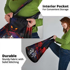 Step Into Horror Domain Demons Football Grocery Bag Halloween Horror Movie Characters - Aussie Hoodie
