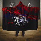 Step Into Horror Domain Demons Football Hooded Blanket Halloween Horror Movie Characters - Aussie Hoodie