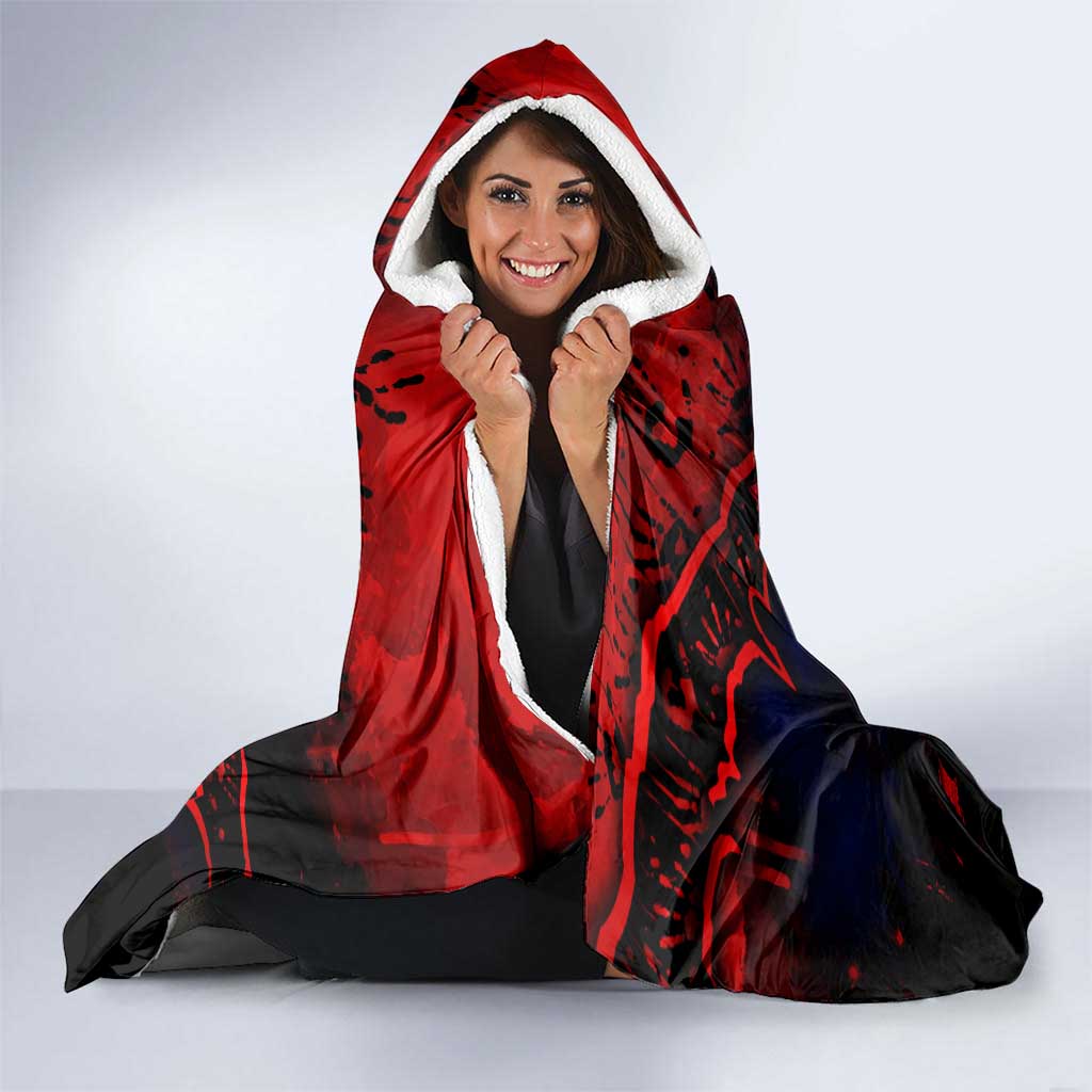 Step Into Horror Domain Demons Football Hooded Blanket Halloween Horror Movie Characters - Aussie Hoodie