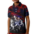 Step Into Horror Domain Demons Football Kid Polo Shirt Halloween Horror Movie Characters - Aussie Hoodie
