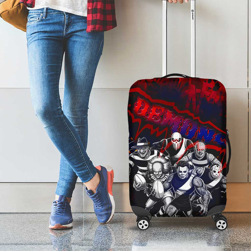 Step Into Horror Domain Demons Football Luggage Cover Halloween Horror Movie Characters - Aussie Hoodie