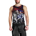 Step Into Horror Domain Demons Football Men Tank Top Halloween Horror Movie Characters - Aussie Hoodie