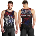 Step Into Horror Domain Demons Football Men Tank Top Halloween Horror Movie Characters - Aussie Hoodie