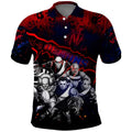 Step Into Horror Domain Demons Football Polo Shirt Halloween Horror Movie Characters - Aussie Hoodie