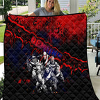 Step Into Horror Domain Demons Football Quilt Halloween Horror Movie Characters - Aussie Hoodie