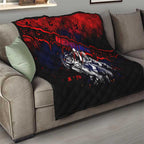 Step Into Horror Domain Demons Football Quilt Halloween Horror Movie Characters - Aussie Hoodie