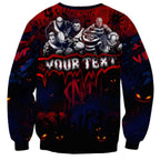 Step Into Horror Domain Demons Football Sweatshirt Halloween Horror Movie Characters - Aussie Hoodie