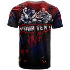 Step Into Horror Domain Demons Football T Shirt Halloween Horror Movie Characters - Aussie Hoodie