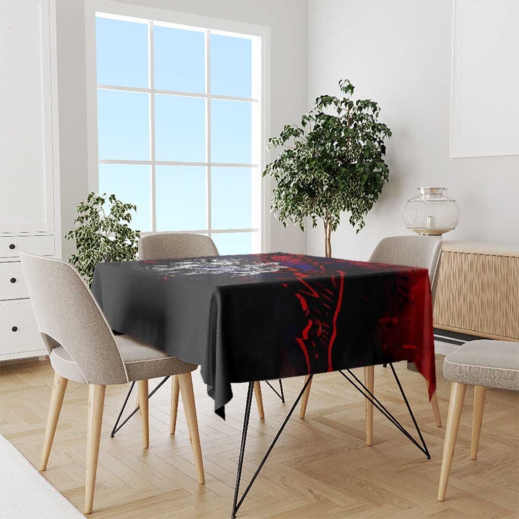Step Into Horror Domain Demons Football Tablecloth Halloween Horror Movie Characters - Aussie Hoodie
