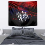 Step Into Horror Domain Demons Football Tapestry Halloween Horror Movie Characters - Aussie Hoodie