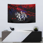 Step Into Horror Domain Demons Football Tapestry Halloween Horror Movie Characters - Aussie Hoodie