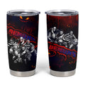 Step Into Horror Domain Demons Football Tumbler Cup Halloween Horror Movie Characters - Aussie Hoodie