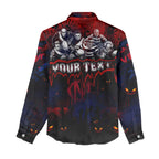 Step Into Horror Domain Demons Football Women Casual Shirt Halloween Horror Movie Characters - Aussie Hoodie