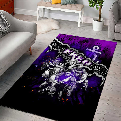 Step Into Horror Domain Freo Football Area Rug Halloween Horror Movie Characters - Aussie Hoodie