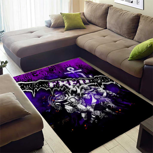 Step Into Horror Domain Freo Football Area Rug Halloween Horror Movie Characters - Aussie Hoodie