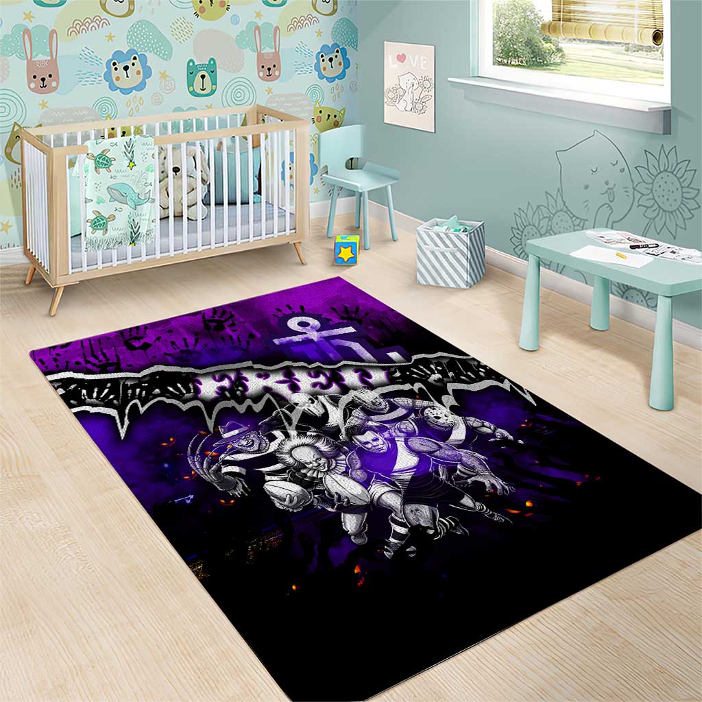 Step Into Horror Domain Freo Football Area Rug Halloween Horror Movie Characters - Aussie Hoodie