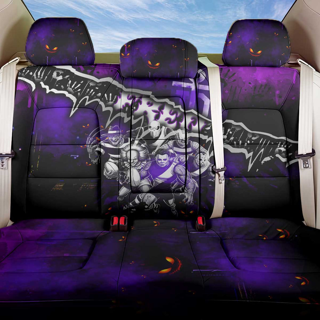 Step Into Horror Domain Freo Football Back Car Seat Cover Halloween Horror Movie Characters - Aussie Hoodie