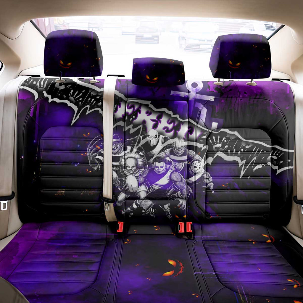 Step Into Horror Domain Freo Football Back Car Seat Cover Halloween Horror Movie Characters - Aussie Hoodie