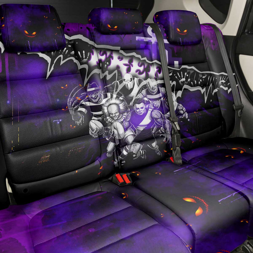 Step Into Horror Domain Freo Football Back Car Seat Cover Halloween Horror Movie Characters - Aussie Hoodie