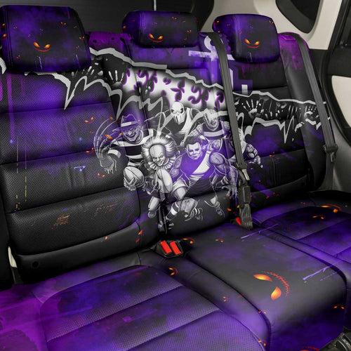 Step Into Horror Domain Freo Football Back Car Seat Cover Halloween Horror Movie Characters - Aussie Hoodie