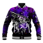 Step Into Horror Domain Freo Football Baseball Jacket Halloween Horror Movie Characters - Aussie Hoodie
