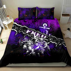 Step Into Horror Domain Freo Football Bedding Set Halloween Horror Movie Characters - Aussie Hoodie
