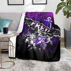 Step Into Horror Domain Freo Football Blanket Halloween Horror Movie Characters - Aussie Hoodie