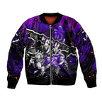 Step Into Horror Domain Freo Football Bomber Jacket Halloween Horror Movie Characters - Aussie Hoodie