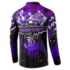 Step Into Horror Domain Freo Football Button Sweatshirt Halloween Horror Movie Characters - Aussie Hoodie