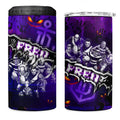 Step Into Horror Domain Freo Football 4 in 1 Can Cooler Tumbler Halloween Horror Movie Characters - Aussie Hoodie
