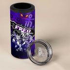 Step Into Horror Domain Freo Football 4 in 1 Can Cooler Tumbler Halloween Horror Movie Characters - Aussie Hoodie