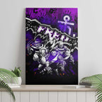 Step Into Horror Domain Freo Football Canvas Wall Art Halloween Horror Movie Characters - Aussie Hoodie