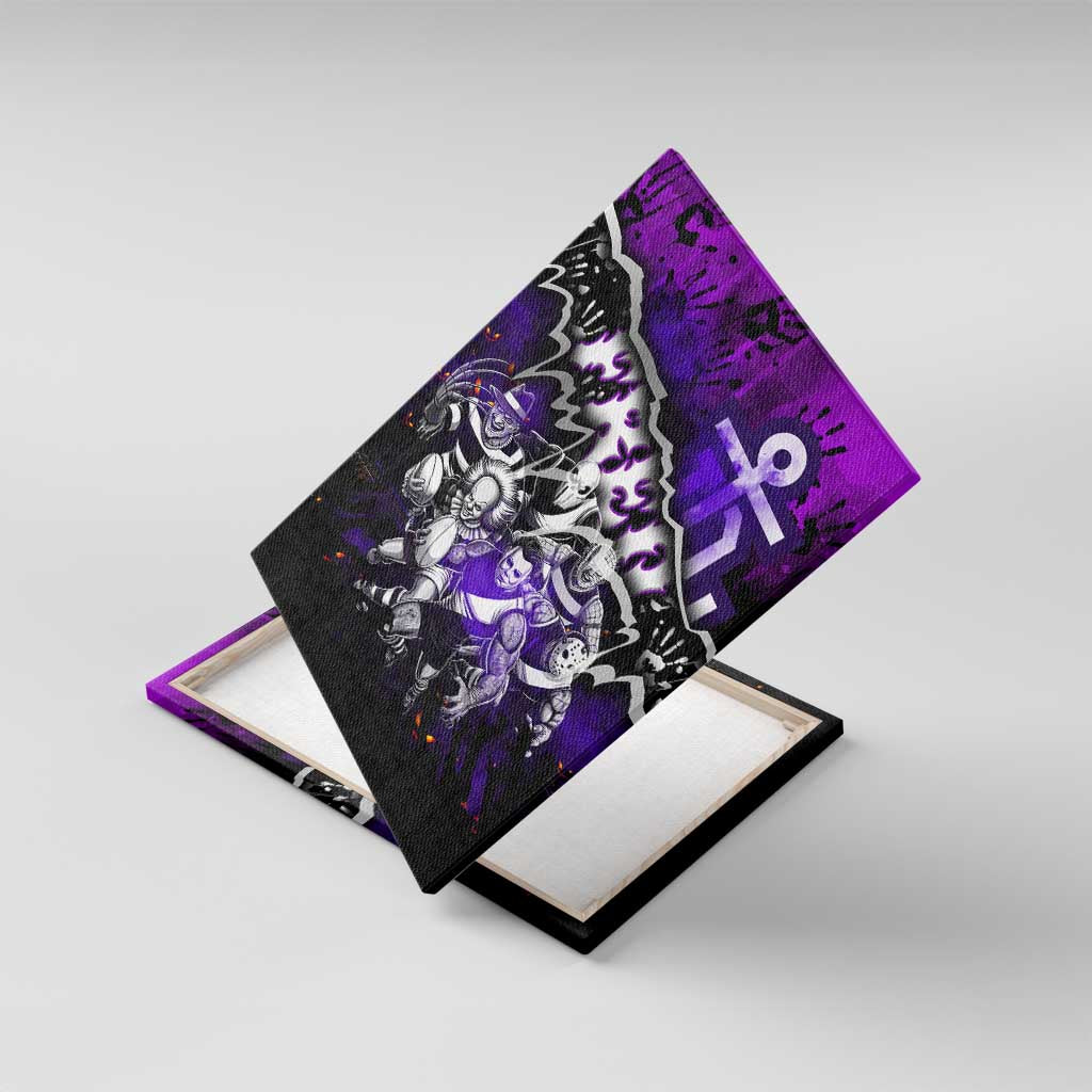 Step Into Horror Domain Freo Football Canvas Wall Art Halloween Horror Movie Characters - Aussie Hoodie