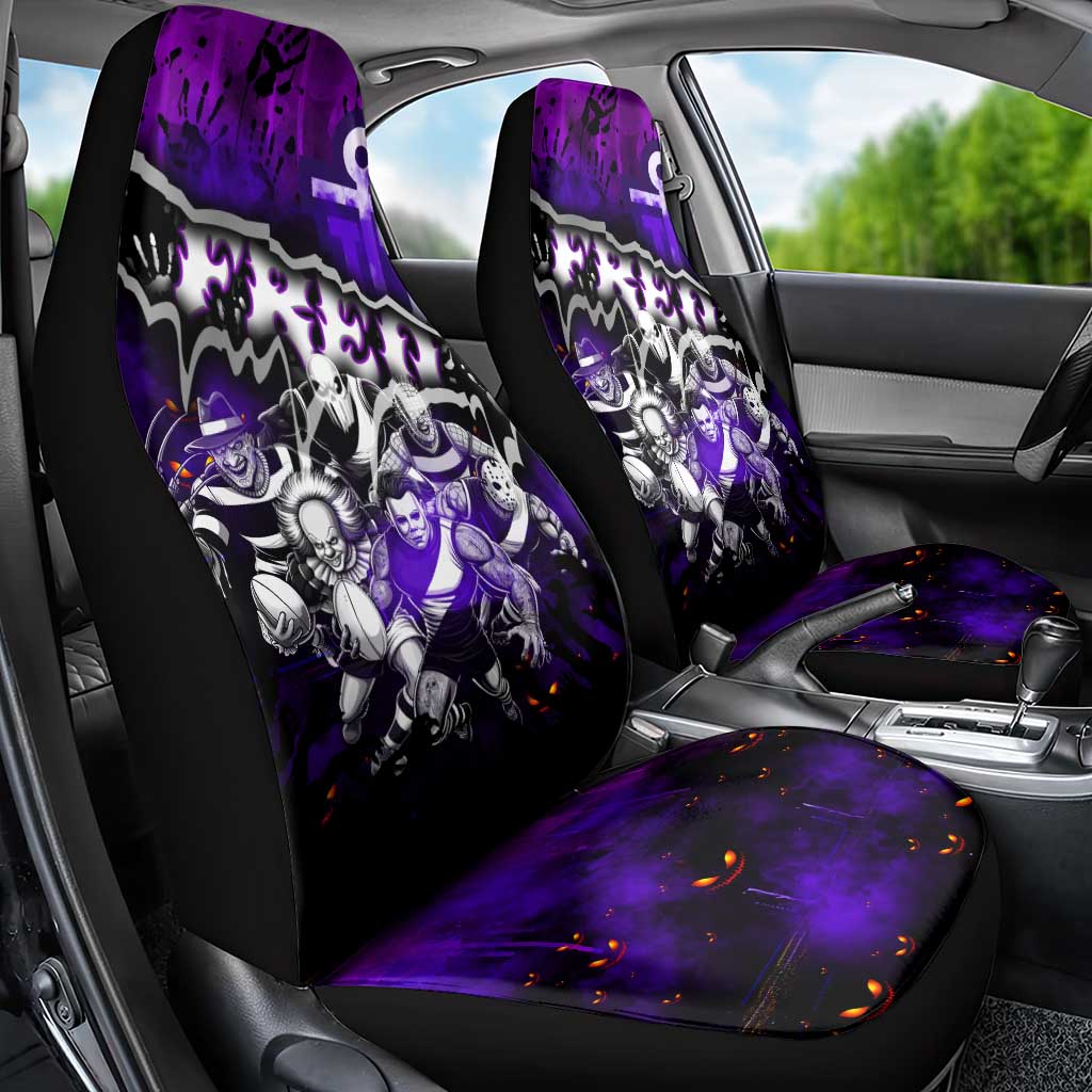 Step Into Horror Domain Freo Football Car Seat Cover Halloween Horror Movie Characters - Aussie Hoodie