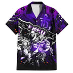 Step Into Horror Domain Freo Football Family Matching Long Sleeve Bodycon Dress and Hawaiian Shirt Halloween Horror Movie Characters - Aussie Hoodie