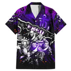 Step Into Horror Domain Freo Football Family Matching Mermaid Dress and Hawaiian Shirt Halloween Horror Movie Characters - Aussie Hoodie