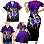 Step Into Horror Domain Freo Football Family Matching Short Sleeve Bodycon Dress and Hawaiian Shirt Halloween Horror Movie Characters - Aussie Hoodie