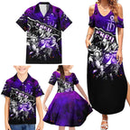 Step Into Horror Domain Freo Football Family Matching Summer Maxi Dress and Hawaiian Shirt Halloween Horror Movie Characters - Aussie Hoodie